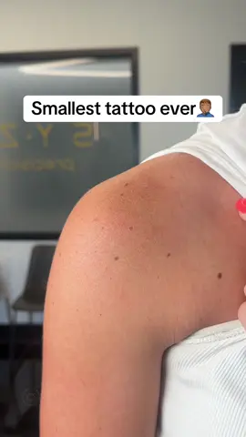 A post by @scm_ink on TikTok caption: Who would get that?! Text (845)385-2136 to book with me #fyp #foryoupage #tattooartist #tatted #tattoos #tattooideas #viral #tattoo #freckles 