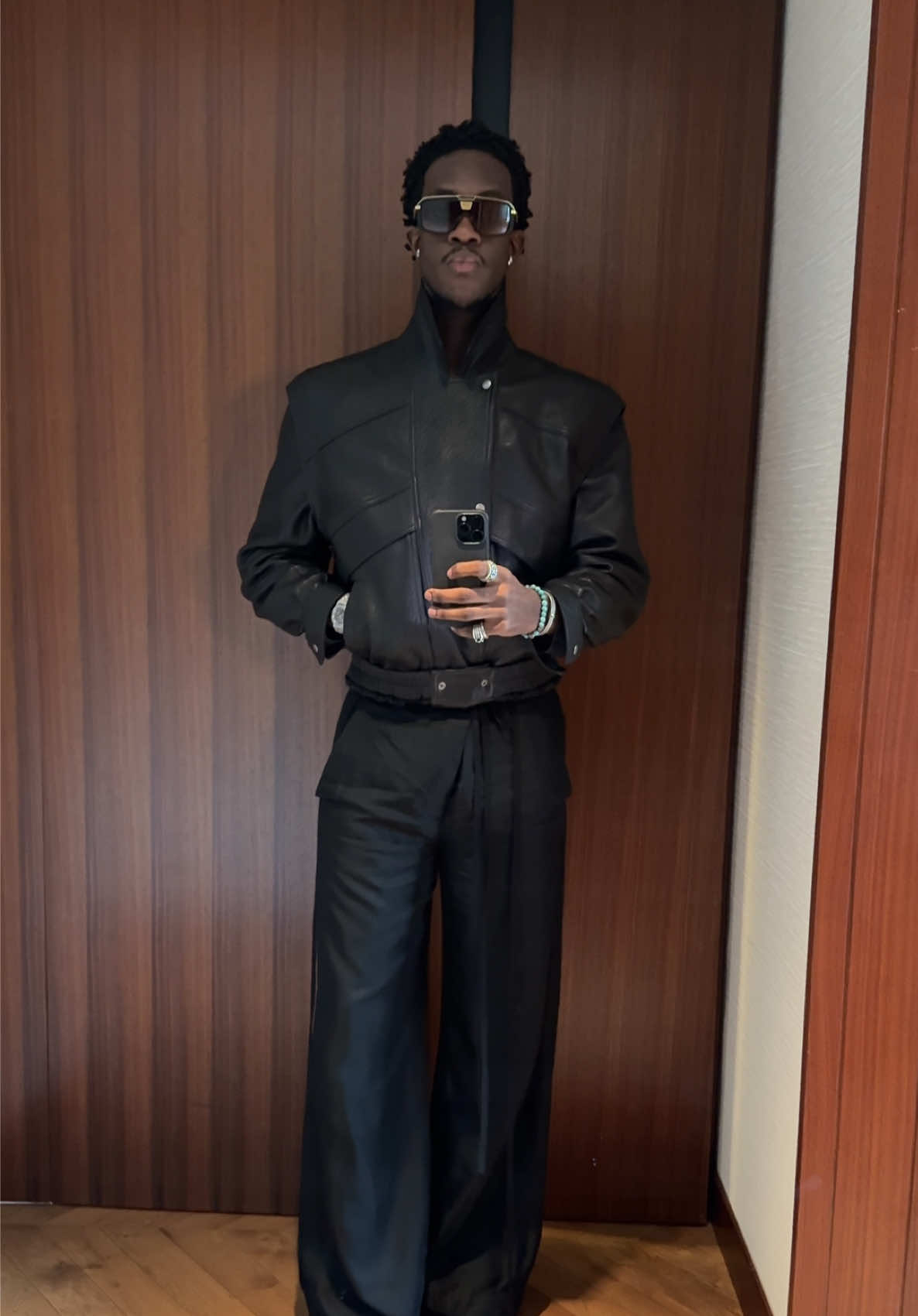 A post by @wisdm8 on TikTok caption: Extroverted but shy. Anxious when outside. Paris outfit