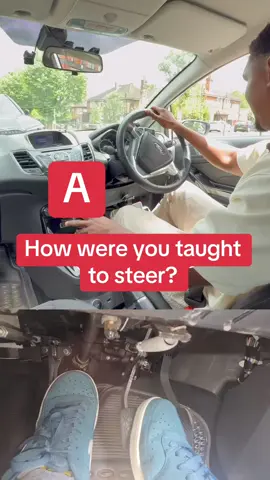 A post by @drivingtesttips on TikTok caption: How do you steer your car? #drivingtest #drivinglessons #drivingtips #theorytest 