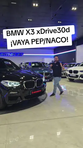 A post by @framacar_automoviles on TikTok caption: Vaya locura, nuestro nuevo BMW X3 xDrive30d Pack M Sport combina, potencia, tecnología y toda la versatilidad de un SUV premium a un precio espectacular 👌.  #bmw #bmwx3 #packm #framacar #segundamano #ocasion #potencia #premium #suvpremium #xdrive 