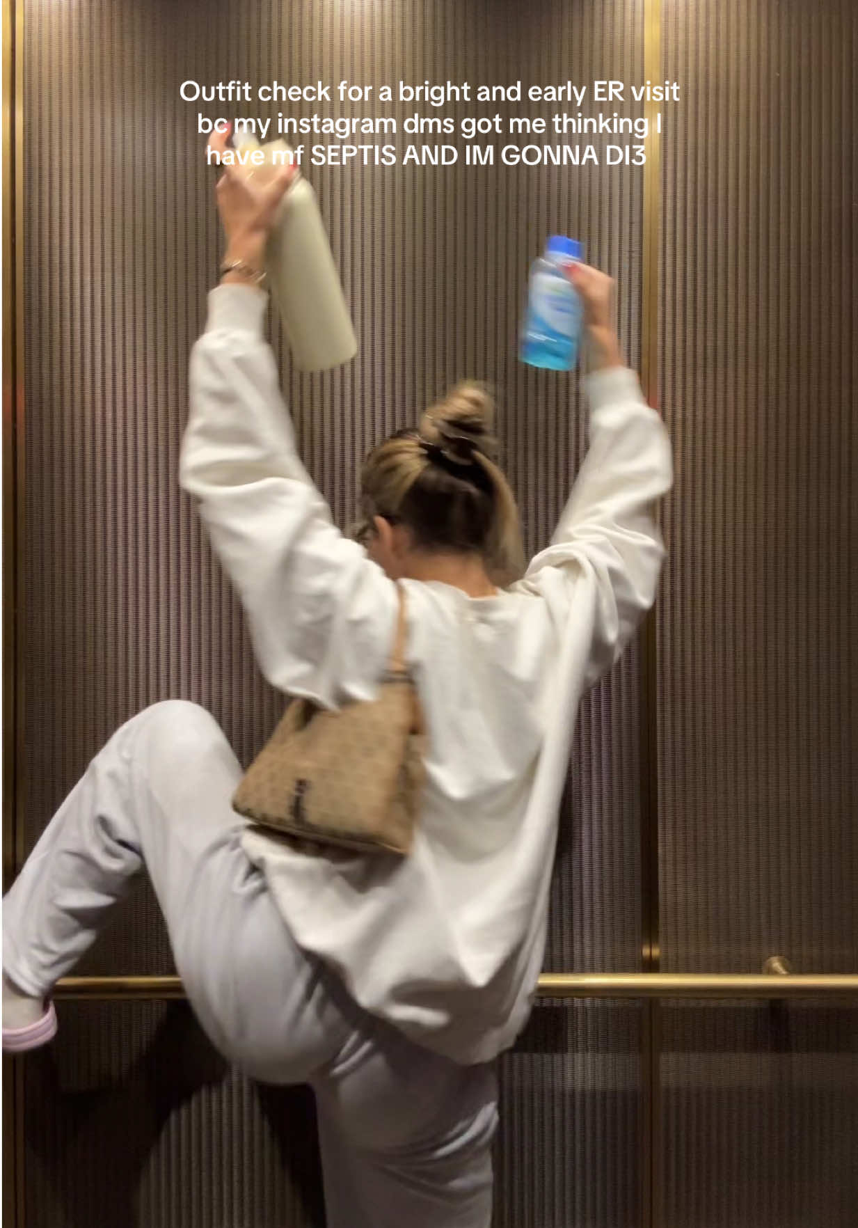 A post by @tiannarobillard on TikTok caption: Good morning! #uti #sepsis #flu