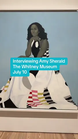 A post by @toureshow on TikTok caption: @Amy Sherald is the best. Her show at the Whitney Museum is great. 