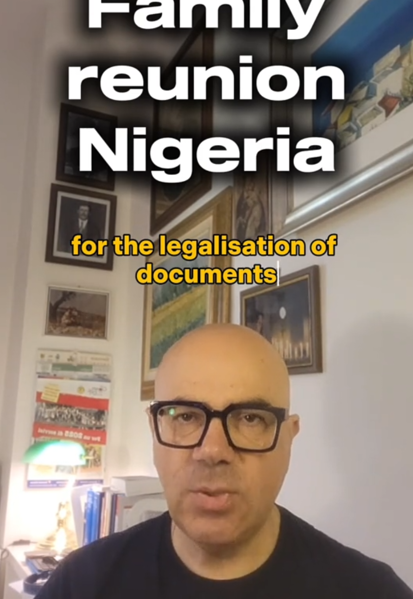 A post by @avv_antonello_damico on TikTok caption: Family Reunion Nigeria