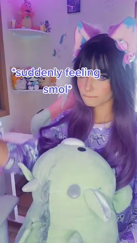 A post by @kuddlekatt on TikTok caption: Smol and valid ^_^ 