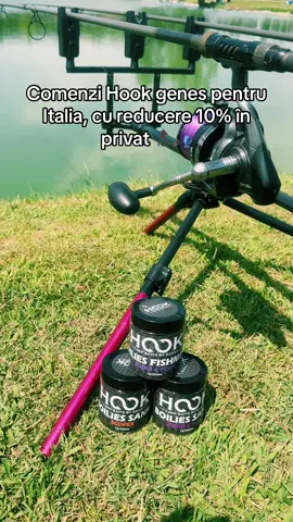 A post by @alex_carpfishing99 on TikTok caption: @Florin Genes 🎣‼️ Per ordini e info, scrivere in privato! Sconto 10% ‼️🔝 #carp #carpfishingitalia #carpfishing #pesca #carpenter #pescuit #pescuitsportiv #pescuitlacrap 