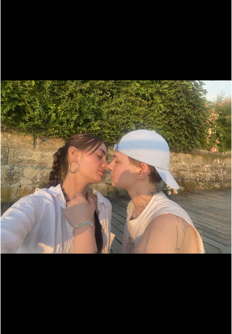 A post by @ on TikTok caption: love her 💝 #couples#wlw#swiss#fypp#woman 