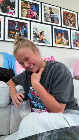 A post by @ on TikTok caption: I hear they’re now casting the role of JOJO SIWA, I think I have a chance.  anyways, stream Bette Davis eyes wherever you listen to your music🤍