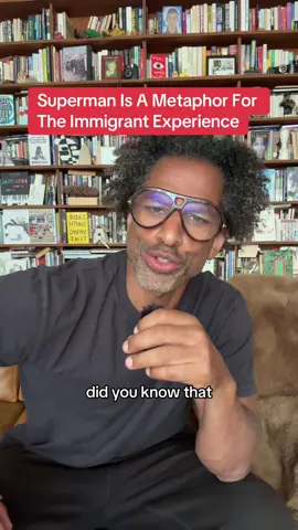 A post by @toureshow on TikTok caption: Superman is an immigrant we love 