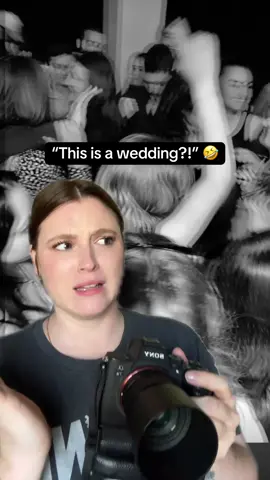 A post by @lynea.daprix on TikTok caption: POV a random guest meets you on the dance floor 💀📸 I was genuinely so confused by this interaction… they were not a part of the bridal party and the children were not even in the wedding?! Why would I focus on your kids?! 😭  