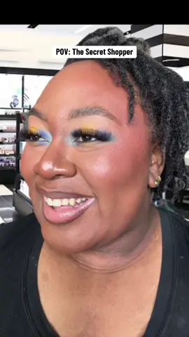 A post by @kbmakeupme24 on TikTok caption: We love a secret shopper 🙃  #fyp #foryoupage #viral #MaestriDelPov #povs #satire #retail #justforfun #skit 