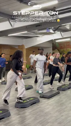 A post by @juliusburphy on TikTok caption: Don’t know how anyone could stop themselves when this is such a banger 🔥🔥 just vibing at 20% @chrisbrownofficial #fyp #foryoupage #stepperton #juliusburphy #hiphopstepaerobics #afrostep #funcardio #nike #holyblindfold #chrisbrown 