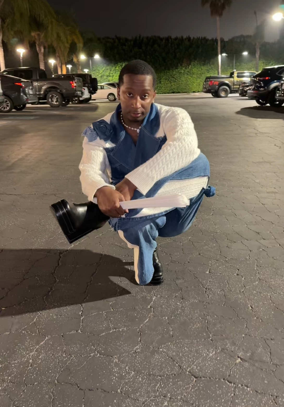 A post by @markellwashington1 on TikTok caption: I had to try this trend out and omg the balance you have to have….