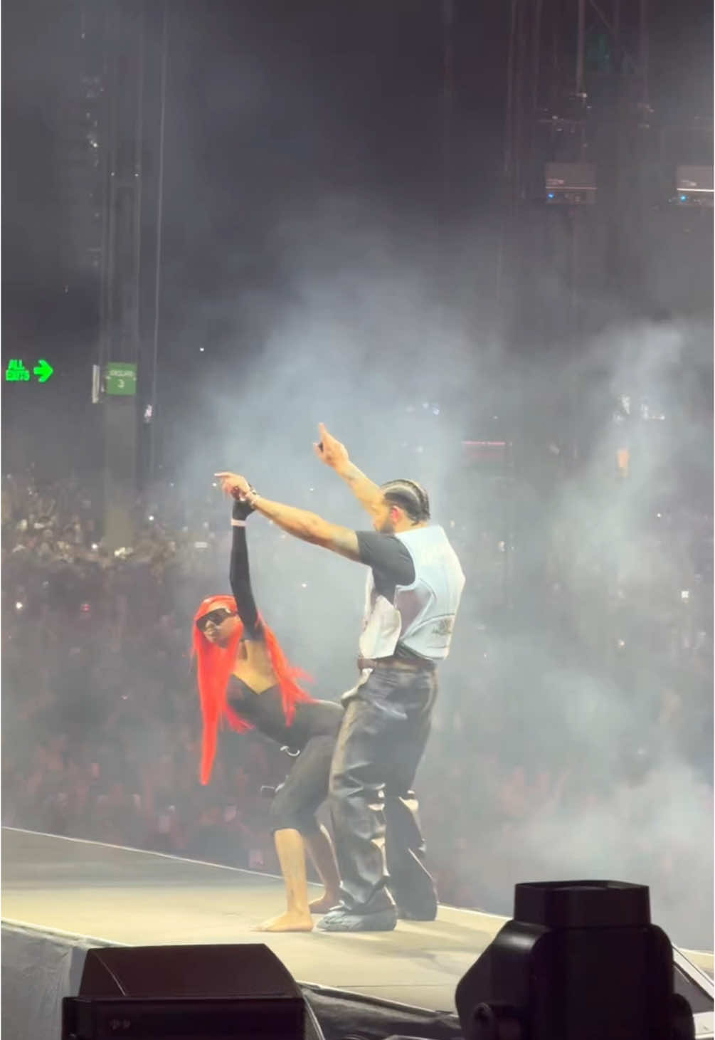 A post by @sexyyred314 on TikTok caption: Thank you Fa bringing me out drakeeeee 🫶🏾🫶🏾  #sexyy #fyppp #sexyyred #drake 