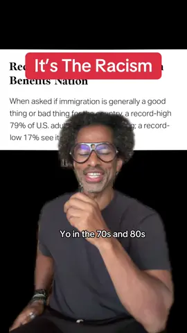 A post by @toureshow on TikTok caption: We don’t have to see immigrants as a problem. They are a boon.  