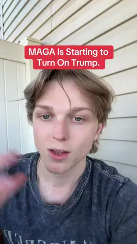 A post by @itsdeaann on TikTok caption: MAGA is turning on Trump, no joke.