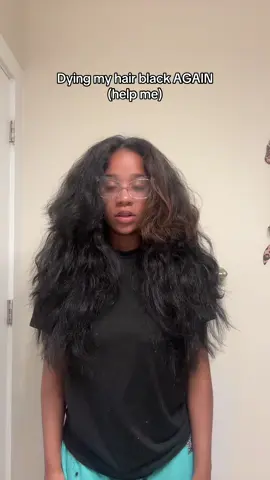 A post by @ammiroseee on TikTok caption: The skunk stripe I did months ago keeps fighting back @GarnierUSA @Vaseline 