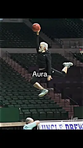 A post by @dunk on TikTok caption: The original Uncle Drew 😎 (@Dude Perfect) #nba #basketball #sports #fyp 