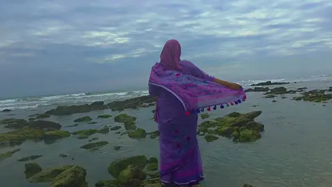 A post by @shairinakhan on TikTok caption: Cox Bazar 💜🫶 #bd #wave #foryoupage #fyp #coxbazar 