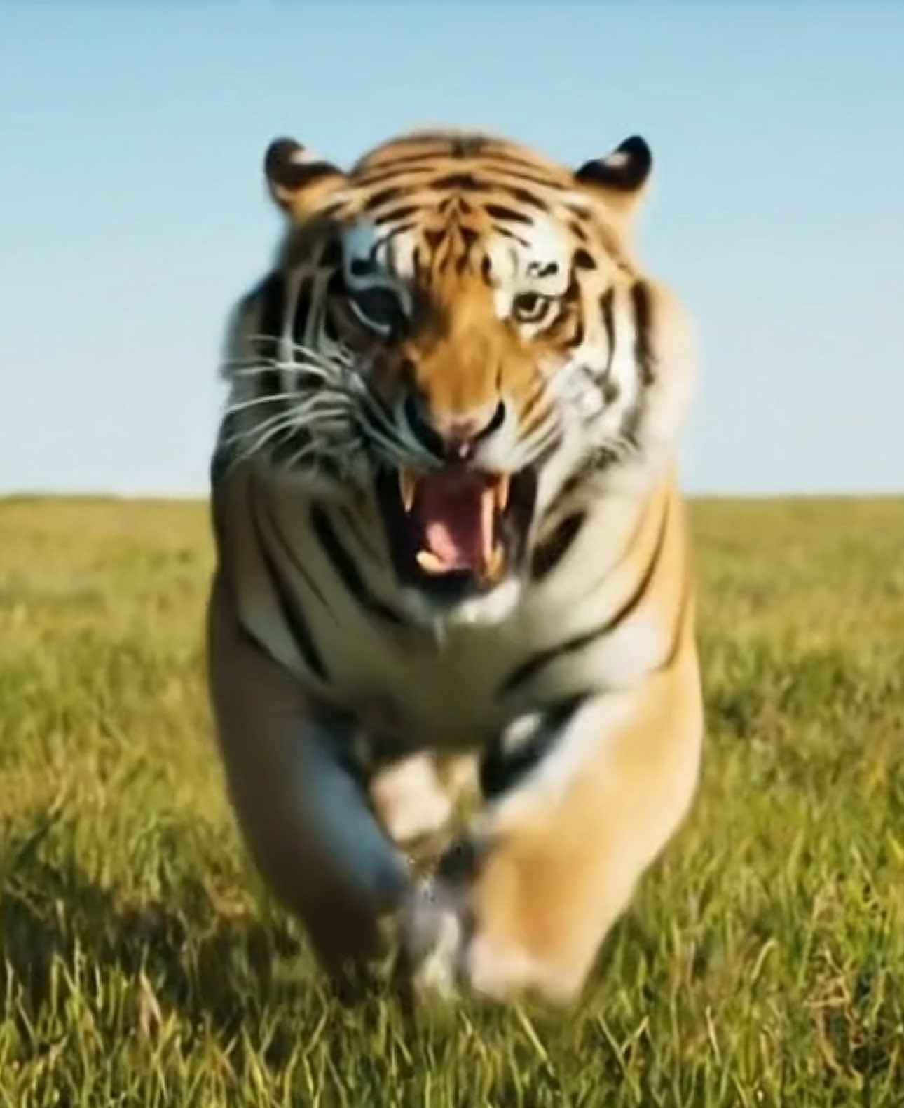 A post by @ku_13js on TikTok caption: "Share it with your less intelligent friends to have a look."#tiger 