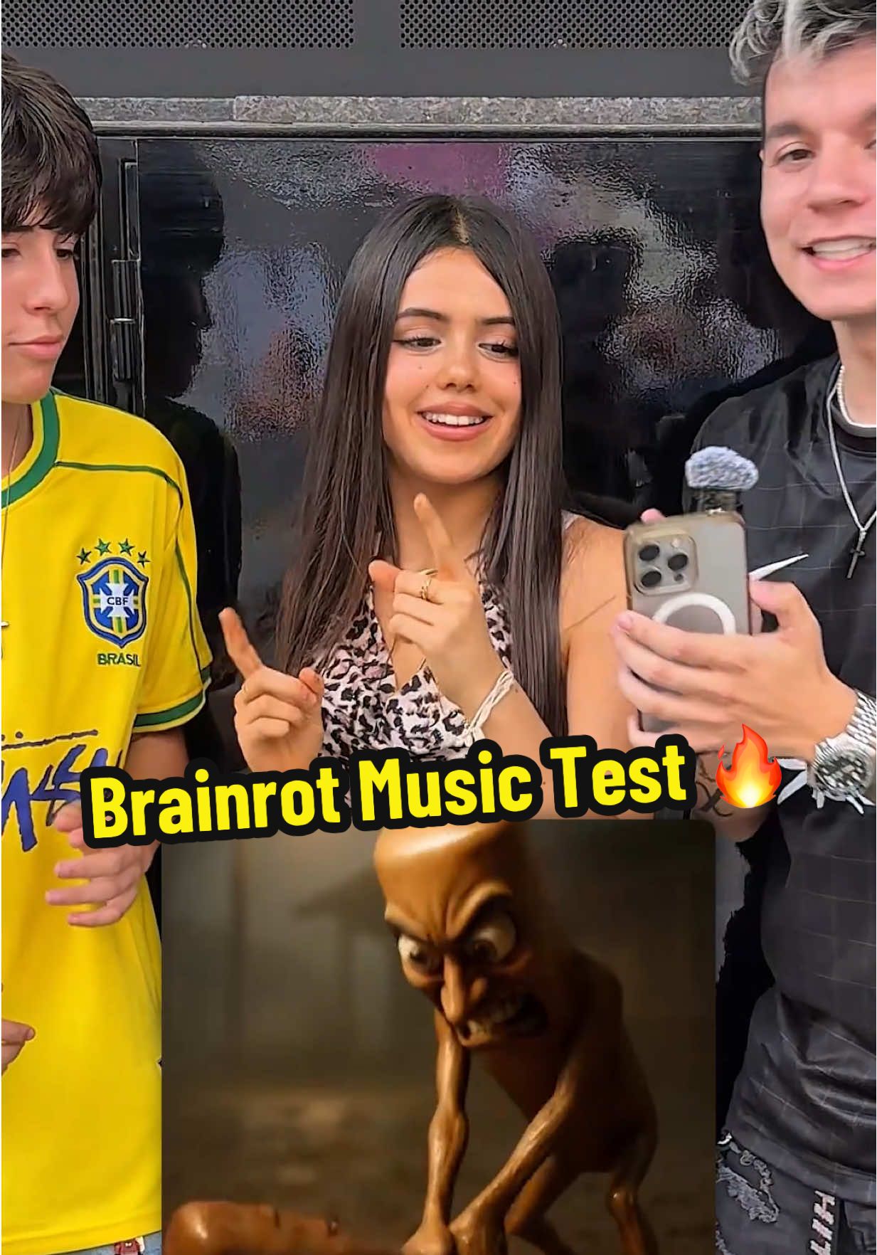 A post by @marrytoshow on TikTok caption: Brainrot Music Test 🎶🔥 #entrevista #test #desconocidos #pregunta #brainrot
