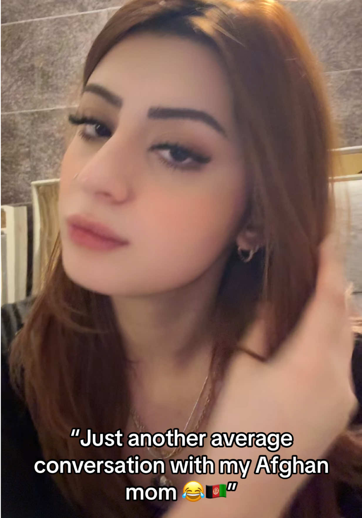 A post by @mishalnxn on TikTok caption: I’m convinced every Afghan mom is like this 😭💀 #foryou 
