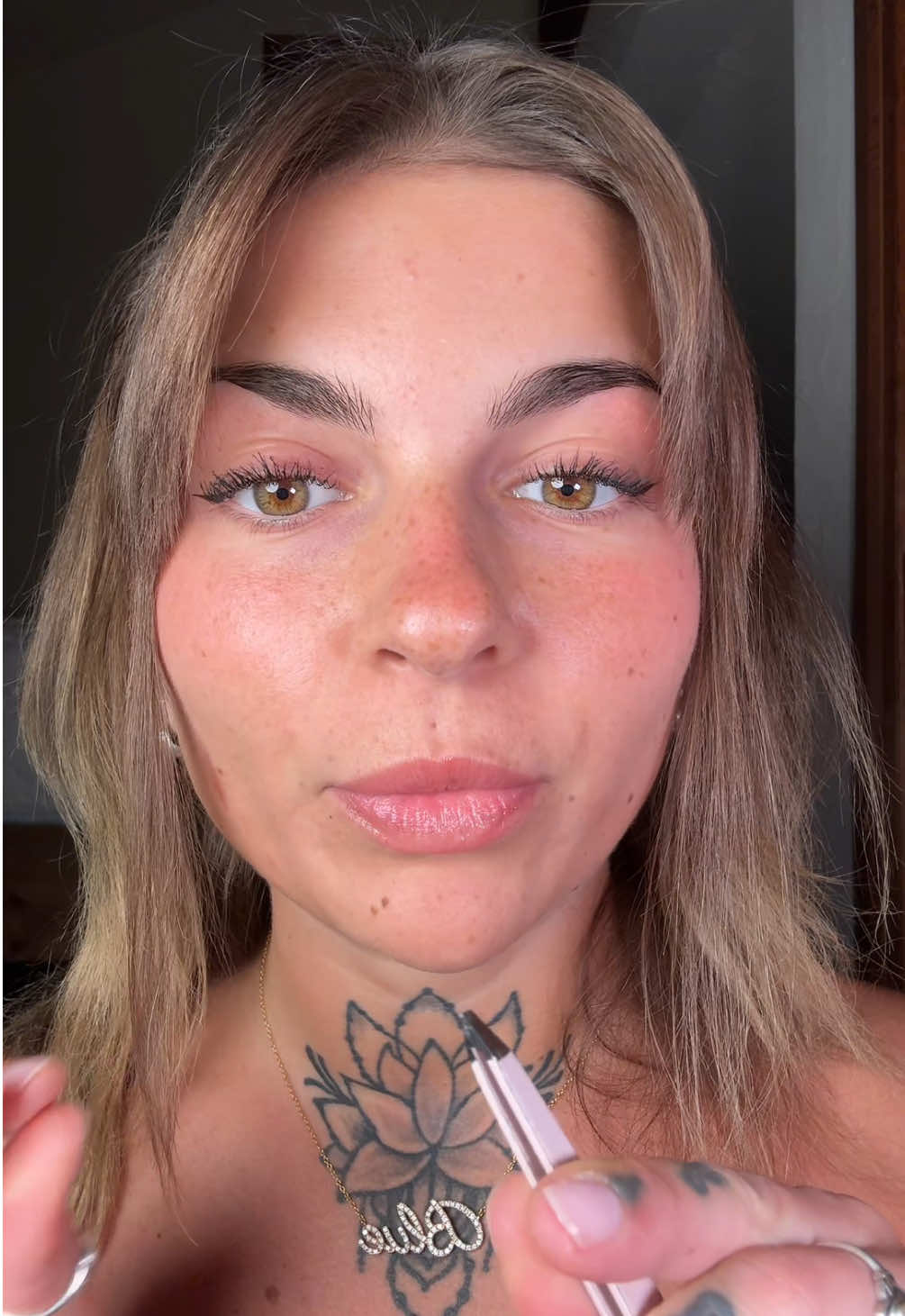 A post by @lilbadblueeee on TikTok caption: they grow back so fast too