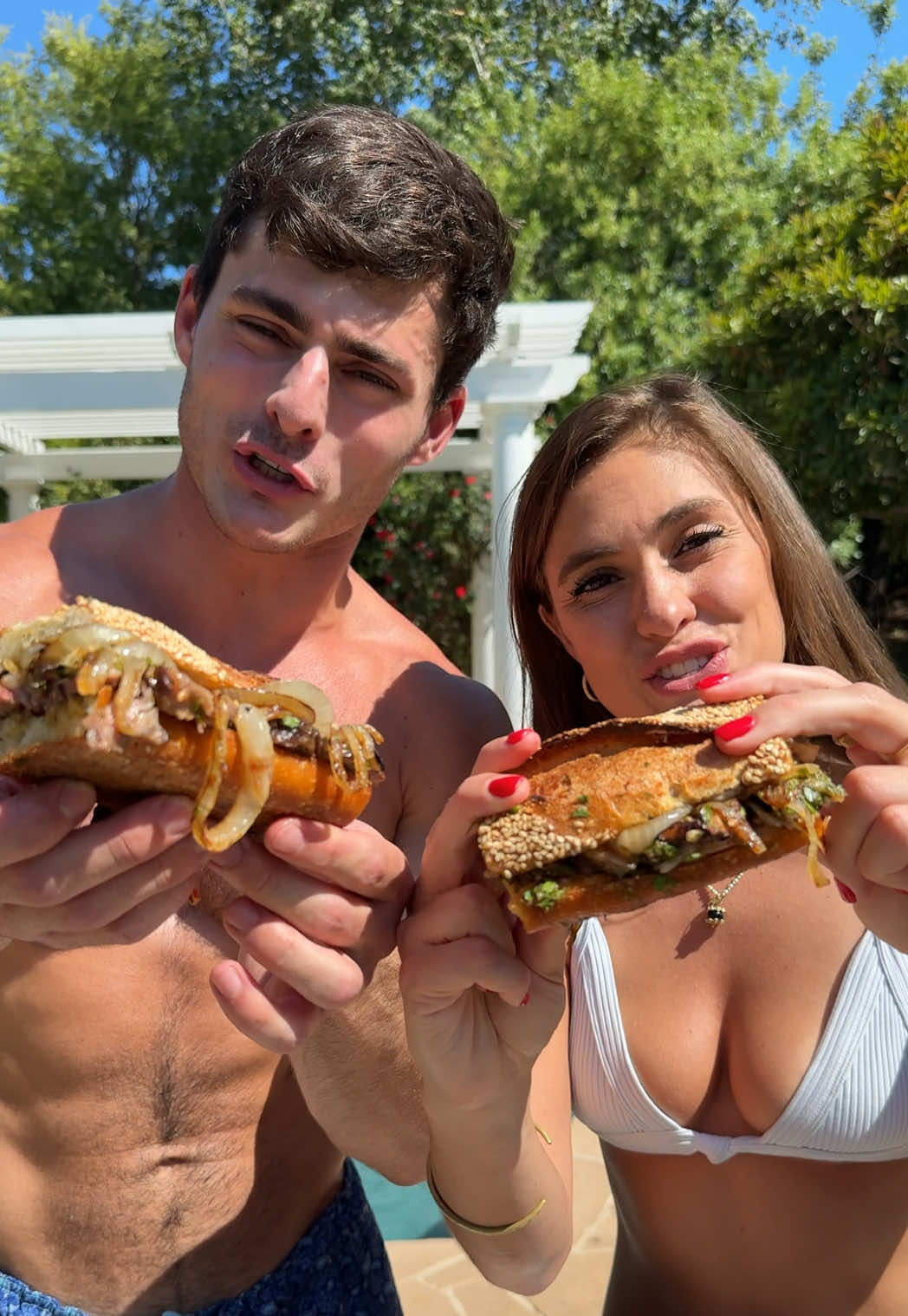 A post by @itsqcp on TikTok caption: Steak Makes For A Great “Date” @Ana Sofia Fehn 