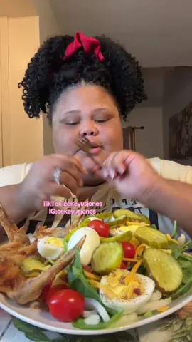 A post by @cekeyusjones on TikTok caption: #eatwithcekeyus 