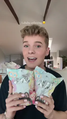 A post by @michaelduvallxo on TikTok caption: how did i get the two cutest colors ever?! 😍 #fyp #labubu 