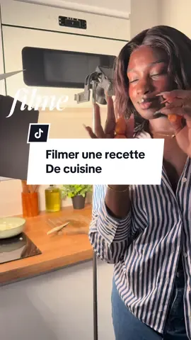 A post by @_myamm_ on TikTok caption: Comment filmer une recette de cuisine 🔆 #videoediting #montagevideo #CapCut #backstage 
