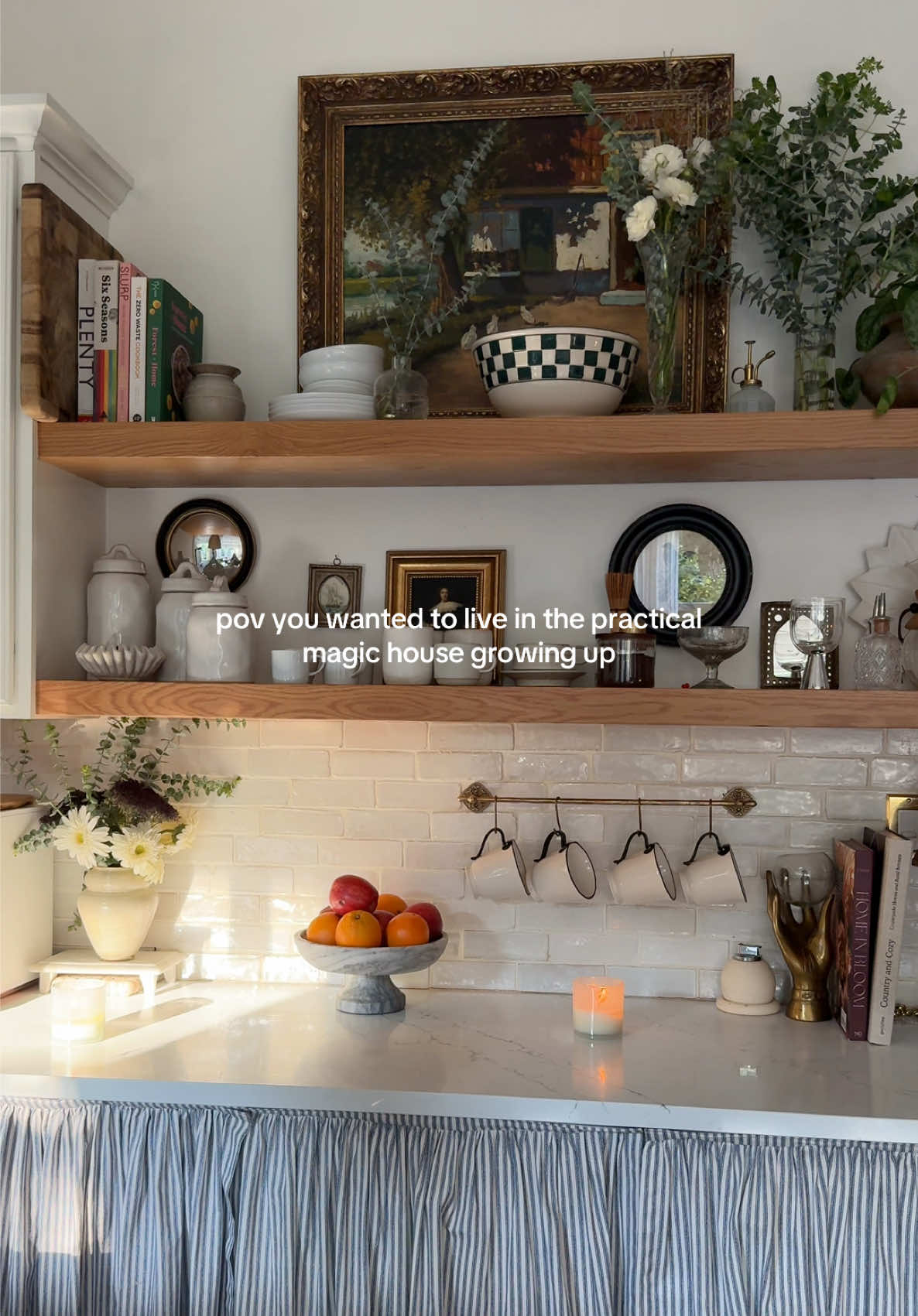A post by @cozyinchicago on TikTok caption: Anyone else wish they were sally owens? #homedecor #cozyathome #fypシ #fyp #cozyhomedecor #practicalmagic #witchesoftiktok #witchtok #witchcraft 