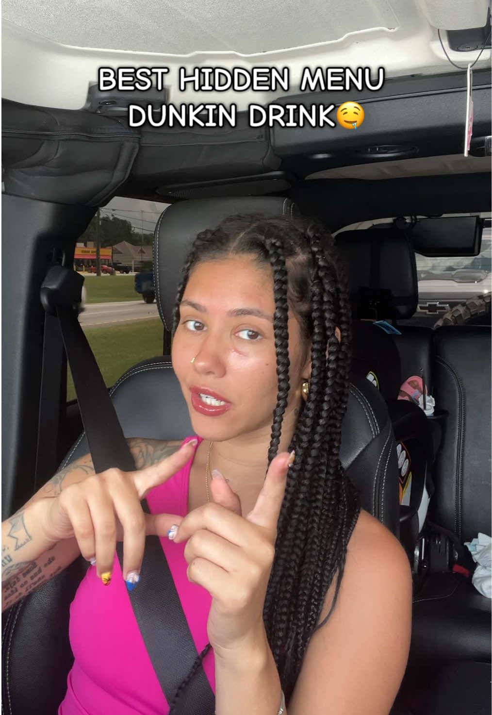 A post by @barbarasandre on TikTok caption: Dunkin iced coffee must have 🤤 nah this one was literally perfect. 