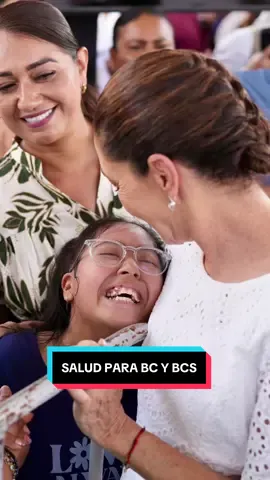 A post by @claudiasheinbaum on TikTok caption: Con la convicción de fortalecer el sistema de salud pública en Baja California y Baja California Sur, inauguramos en Ensenada la primera etapa del Hospital General Regional No. 23 del IMSS; en La Paz entregamos una sala de hemodinamia para atender infartos y otros problemas cardíacos. Nos comprometimos con una inversión adicional de 730 millones de pesos para ambos estados. La transformación avanza. #Ensenada #amor #lovientiktok #PresidentA 