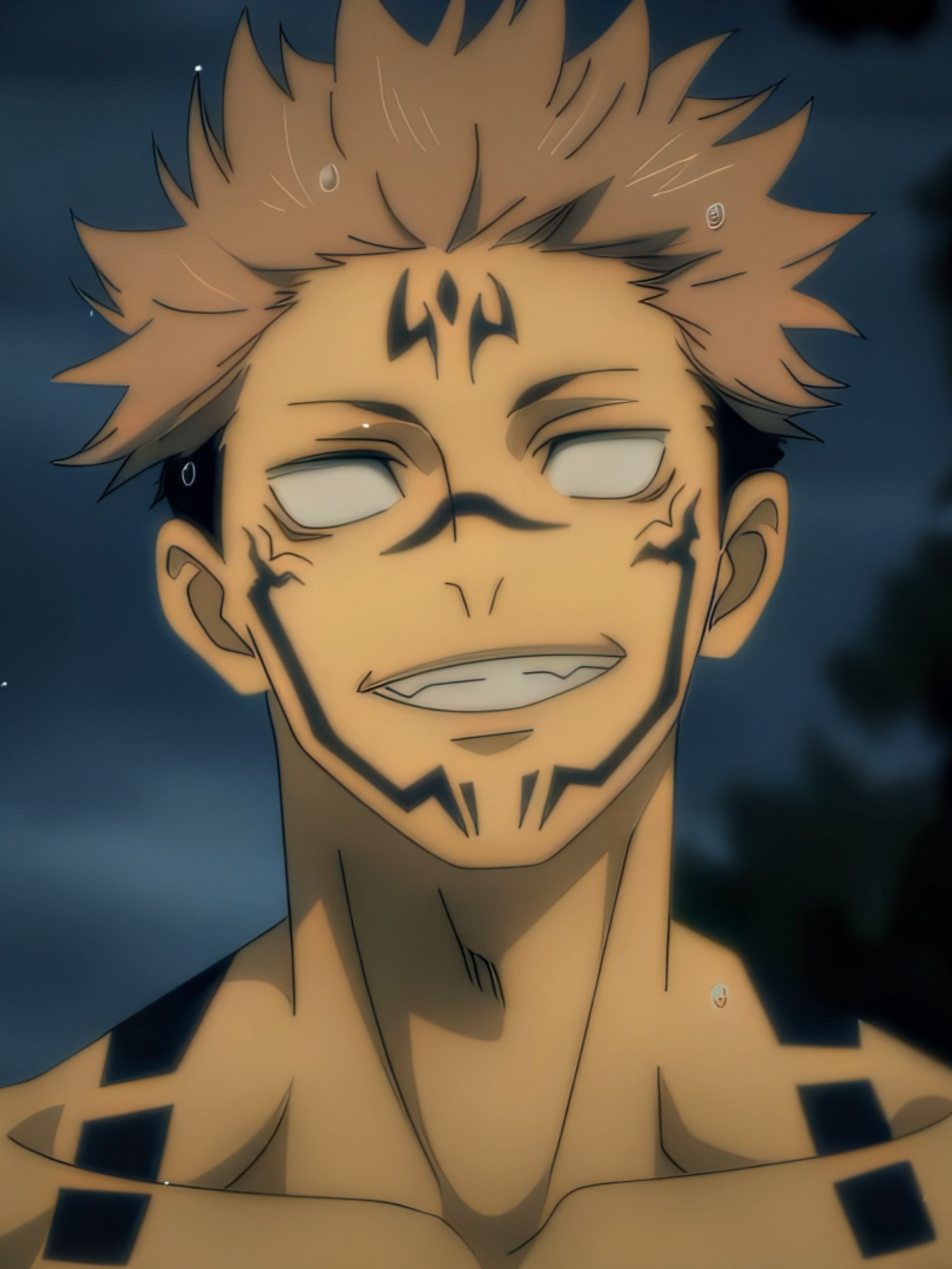 A post by @snauzk on TikTok caption: #sukuna #jujutsukaisen #anime