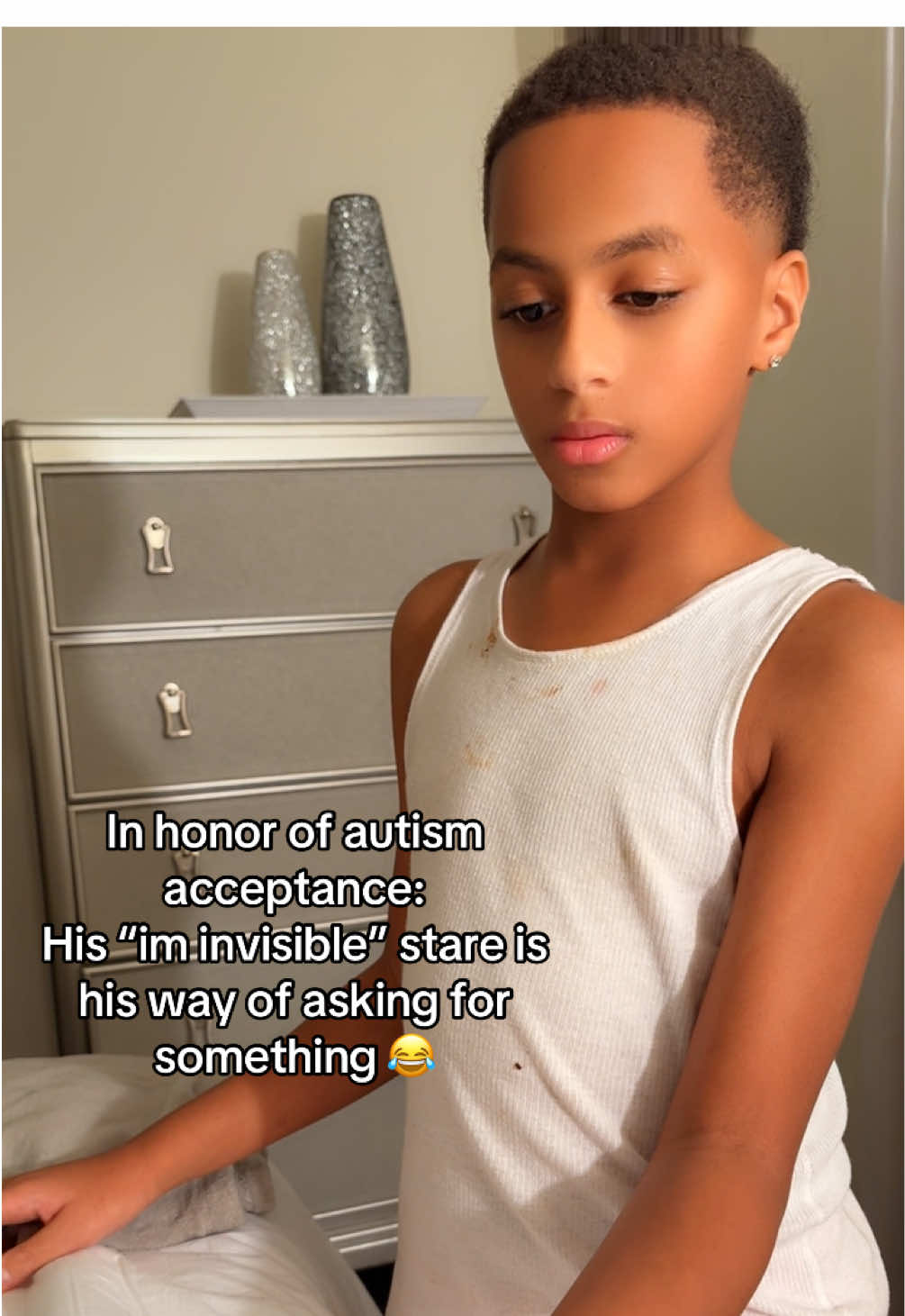 A post by @bigmuffy_ on TikTok caption: #bigmuffy #fyp #autismawareness 