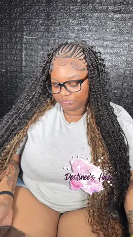 A post by @destineeshair on TikTok caption: Replying to @les 💫 nasty 19 bday braids 😛 #detroitstylist #detroitbraider #detroithair #hair #hairstyles                    