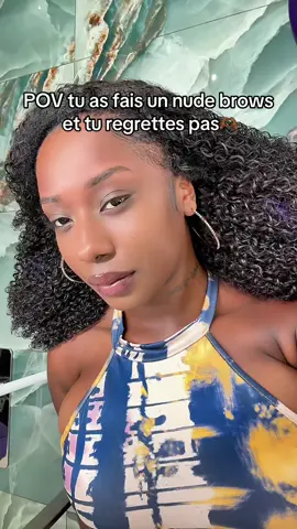A post by @eulbuol on TikTok caption: Merci à toi @Les jardins de nana 🫶🏾😇 #nudebrow #brows 
