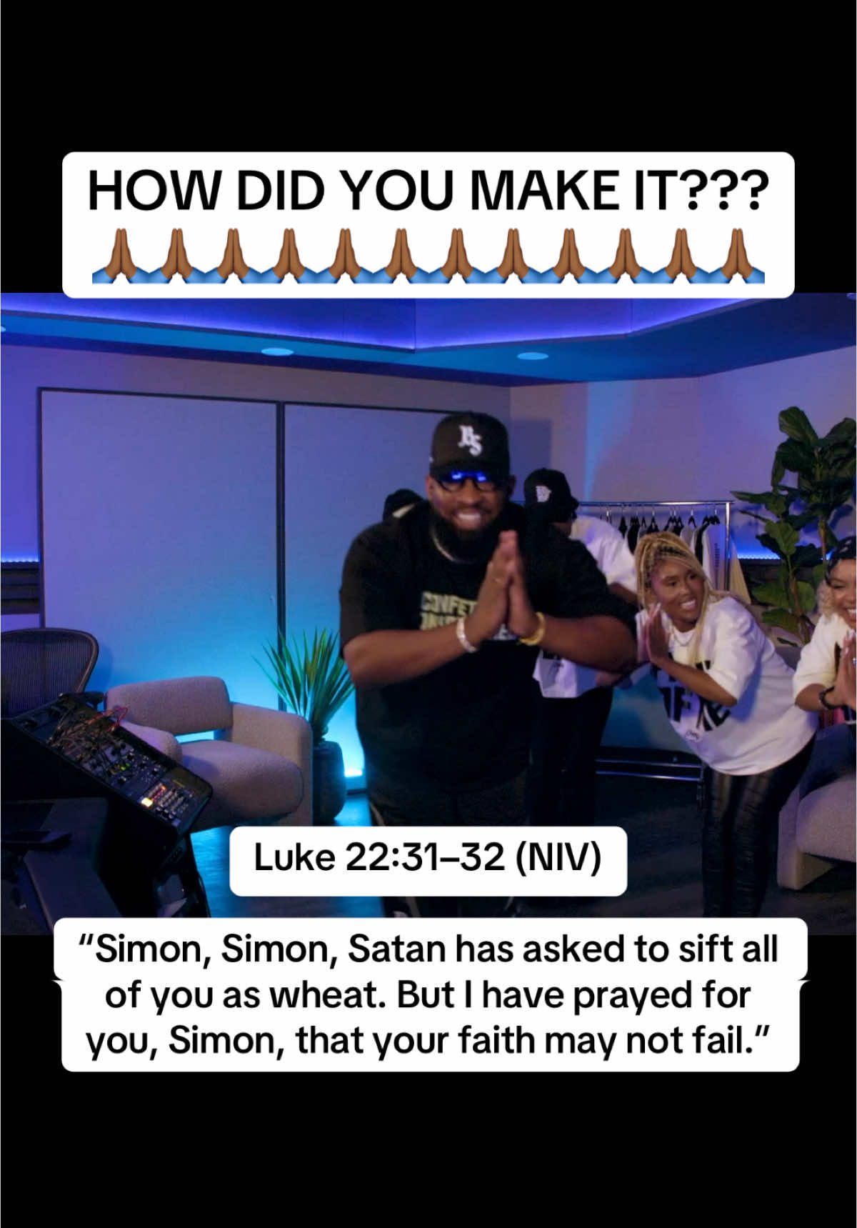 A post by @pastormikejr on TikTok caption: Tag Someone You’re Praying For!!! #AmenPMJ #AMENMIXTAPE #pastormikejr #confettiXConspiracies #GodShowingOut 