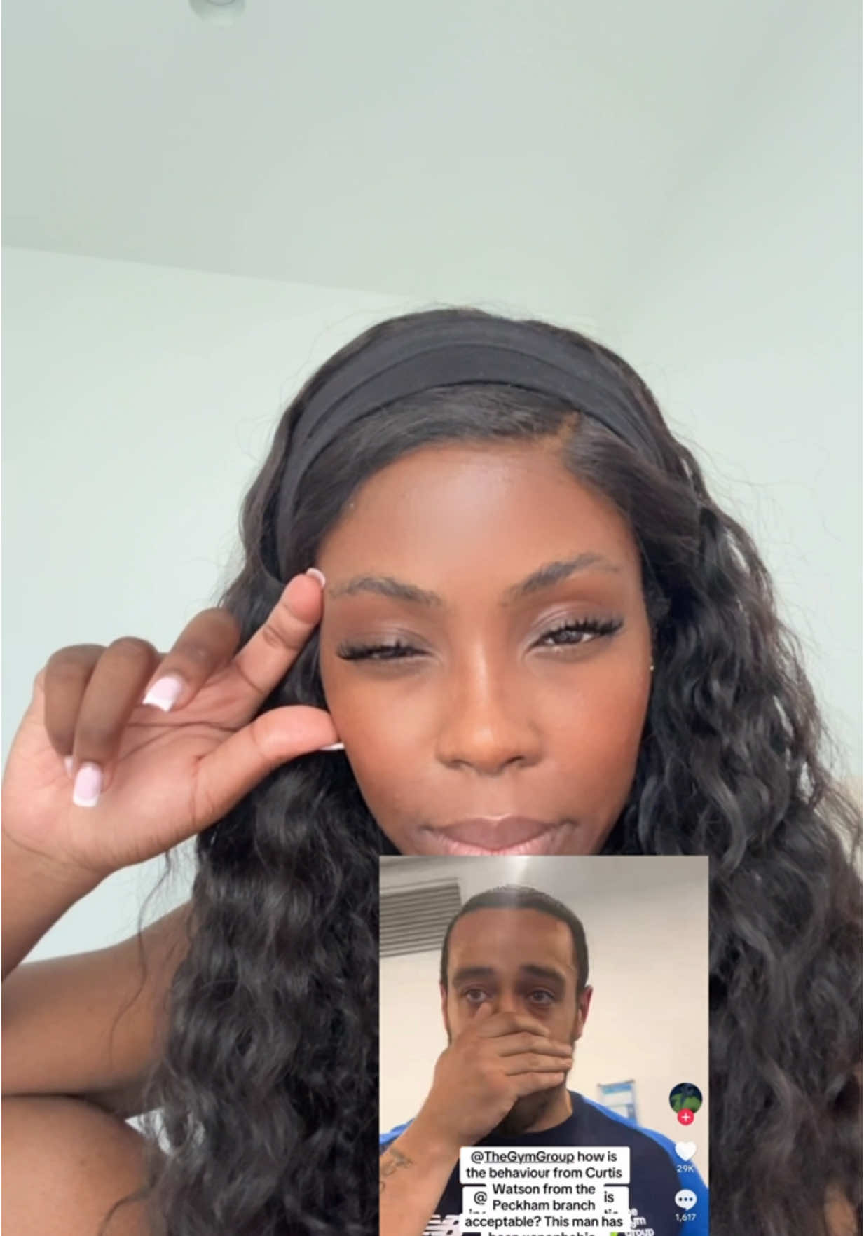 A post by @nataleebfitness on TikTok caption: Gyms need to do better, absolutely vile #fyp #gym 