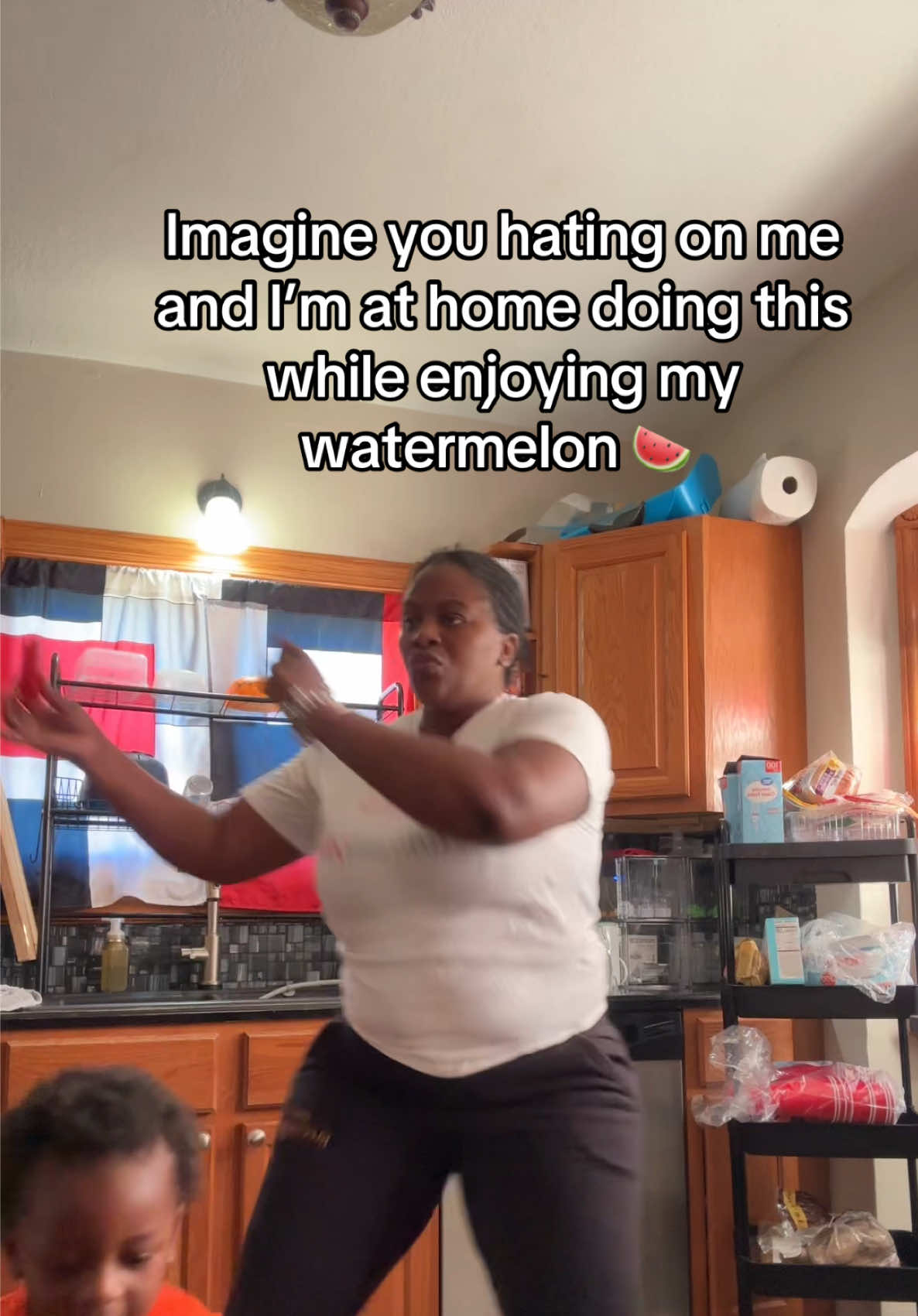 A post by @therealmrs_jjackson5 on TikTok caption: Day 1 is today of watermelon cleanse and leg day! 