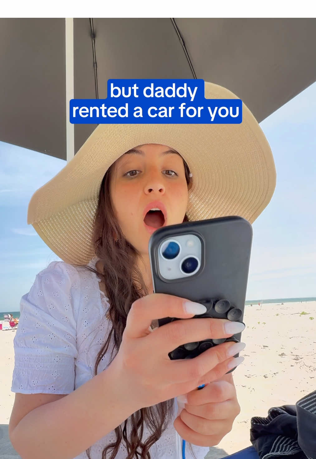 A post by @bookingcom on TikTok caption: Booking.com car rentals: because it’s easier than remembering your powerbank