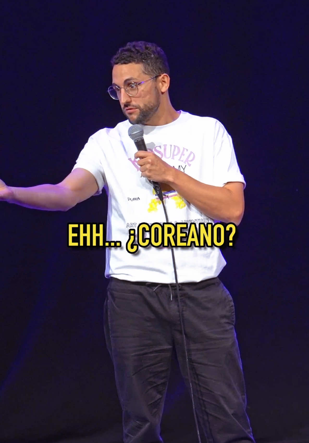 A post by @galdervaras on TikTok caption: HAN SOLO ✨ #standup #monologo #comedia #standupcomedy #crowdwork #humor 