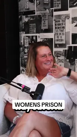 A post by @calebsaysthings on TikTok caption: she knows her limits. click the link in my bio for the full episode with my mom #fyp #fypage #foryou #Podcast #sotrue #mom #prison 