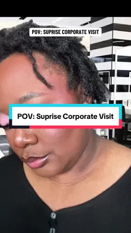 A post by @kbmakeupme24 on TikTok caption: Supriseeeeee 🙃  #greenscreen #fyp #foryoupage #viral #pov #povs #satire #retail #justforfun #skit 