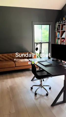 A post by @tylergrowthlife on TikTok caption: Sunday Reset: Marriage meeting & meal planning #vlog #dayinthelife #cookingvlog #fyp #lifestylevlog #groceryhaul #aldifinds 