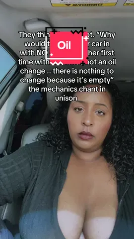 A post by @helenahoney on TikTok caption: lol they just said I was overdue but this how it felt. #oilchange 