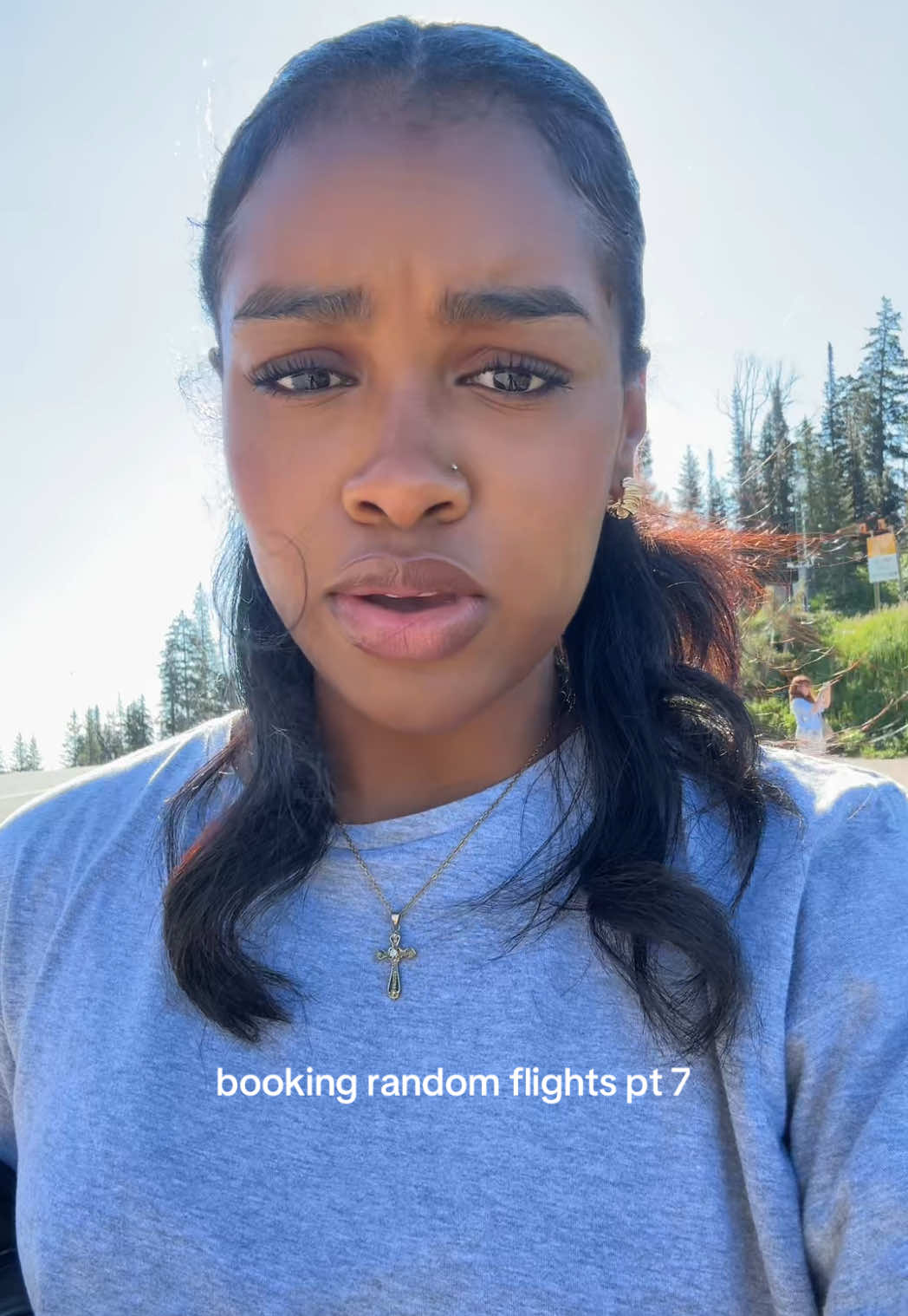 A post by @charismastev on TikTok caption: visiting the least populated states has been…. interesting!!! book that flight — no passport needed #hehe #travel 