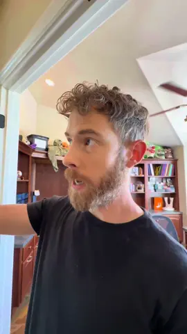 A post by @imbrandonfarris on TikTok caption: Do you see that thing at the top of my stairs too?