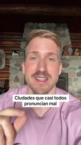 A post by @spencerconoce on TikTok caption: Ciudades que casi todo el mundo pronuncia mal en inglés. 