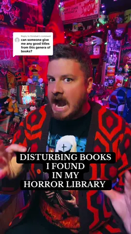 A post by @allhallowscleave on TikTok caption: Replying to @Dziobak Here are some of my favorite scary disturbing books that will make your stomach churn! #fyp #horror #horrortok #book #BookTok 
